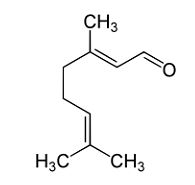 Estructura química del citral