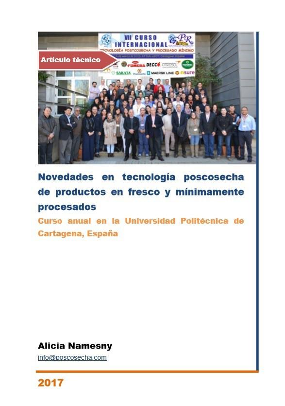 Novedades en tecnología poscosecha de productos en fresco y mínimamente procesados